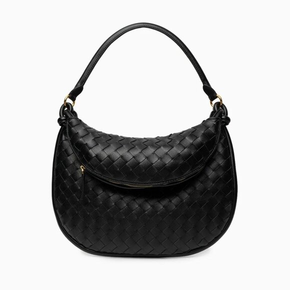 Verano Hill Adele Handbag – Black Vegan Leather Tote – Lightweight - Picture 1 of 6